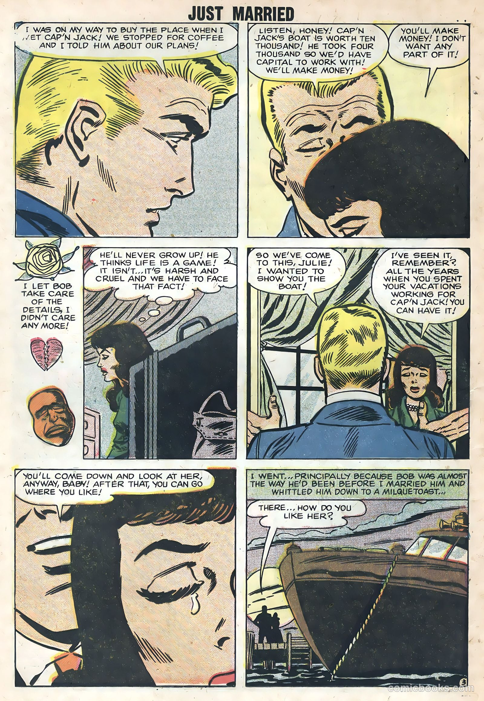 Just Married #2 (1958) — page 16 of 36