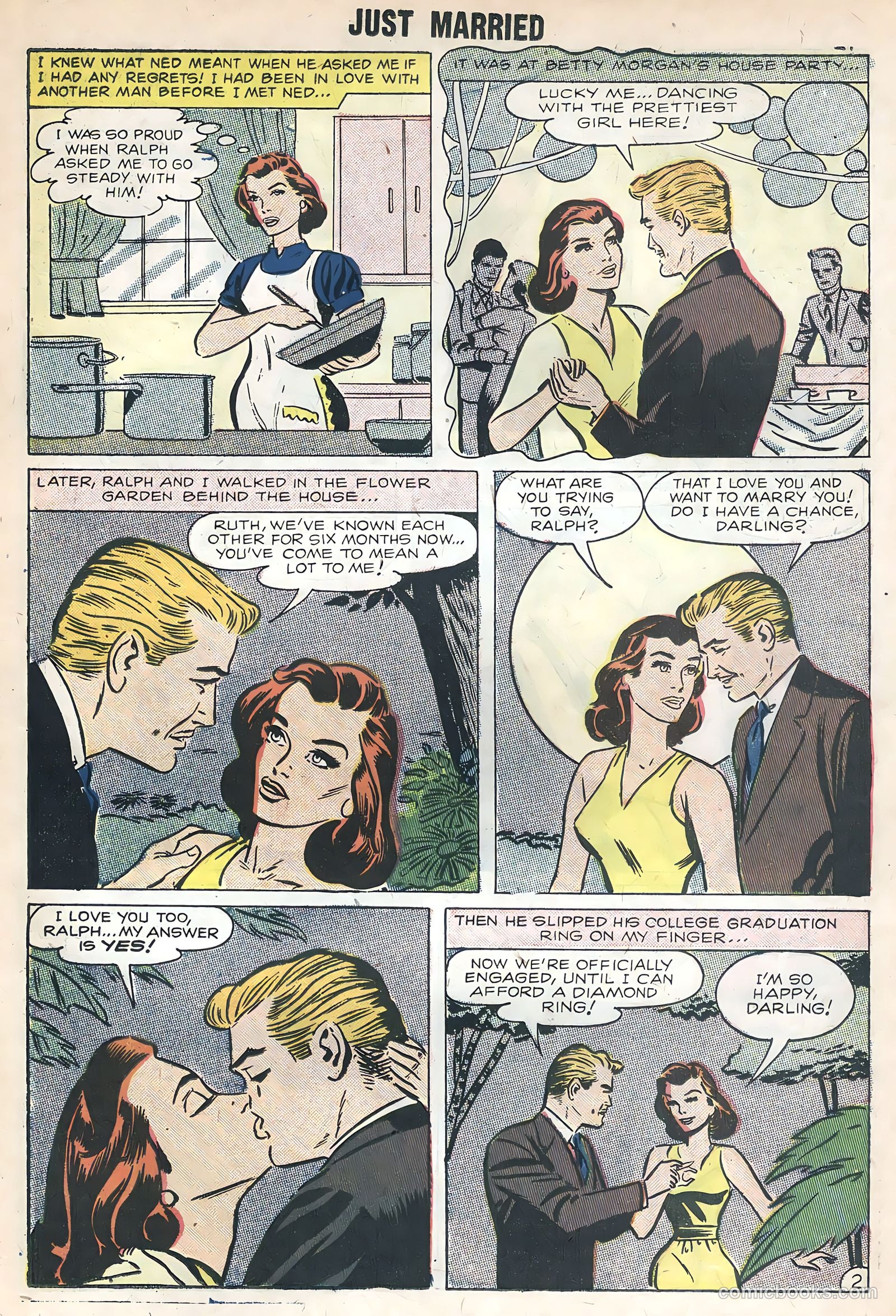 Just Married #2 (1958) — page 23 of 36