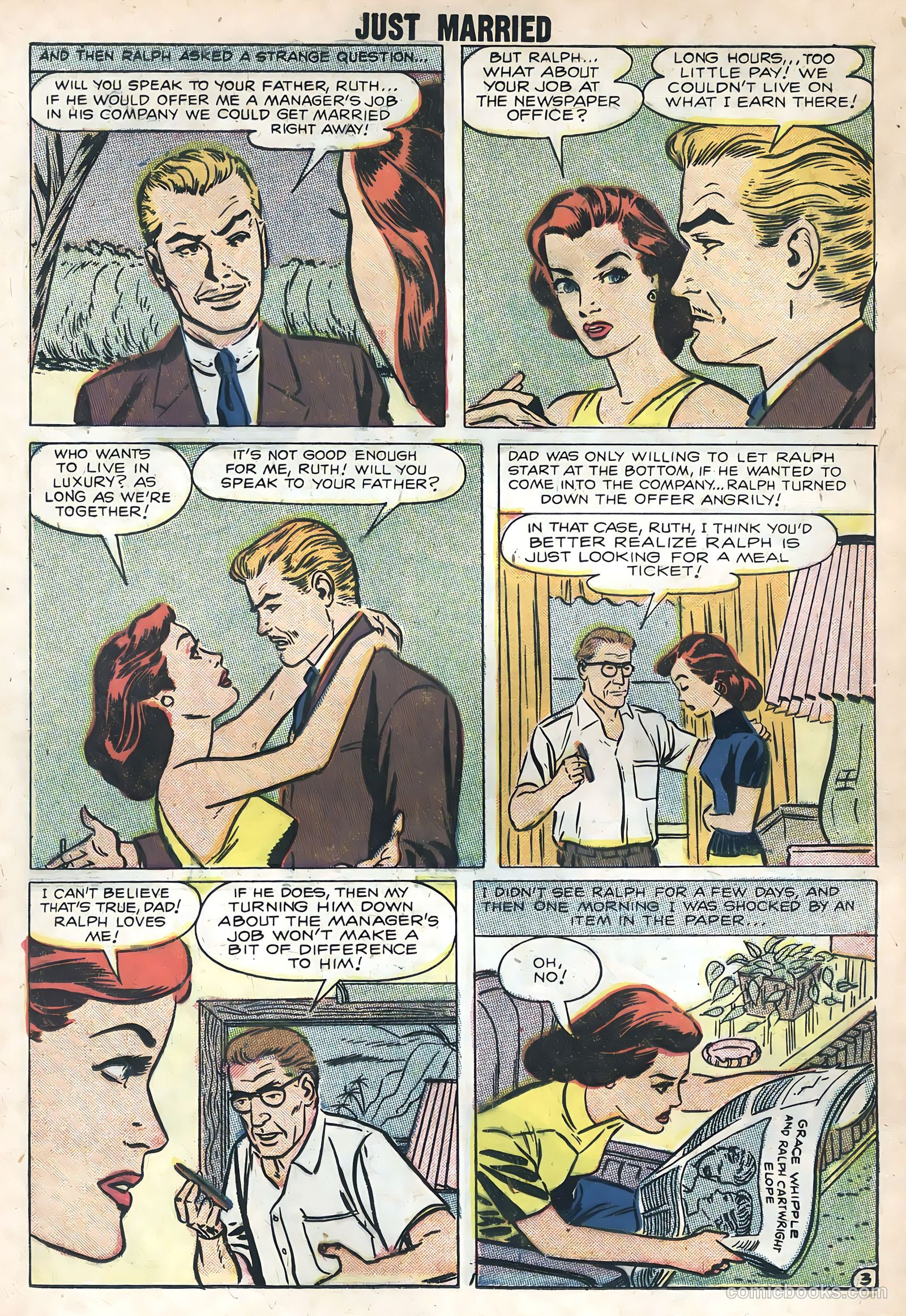Just Married #2 (1958) — page 24 of 36