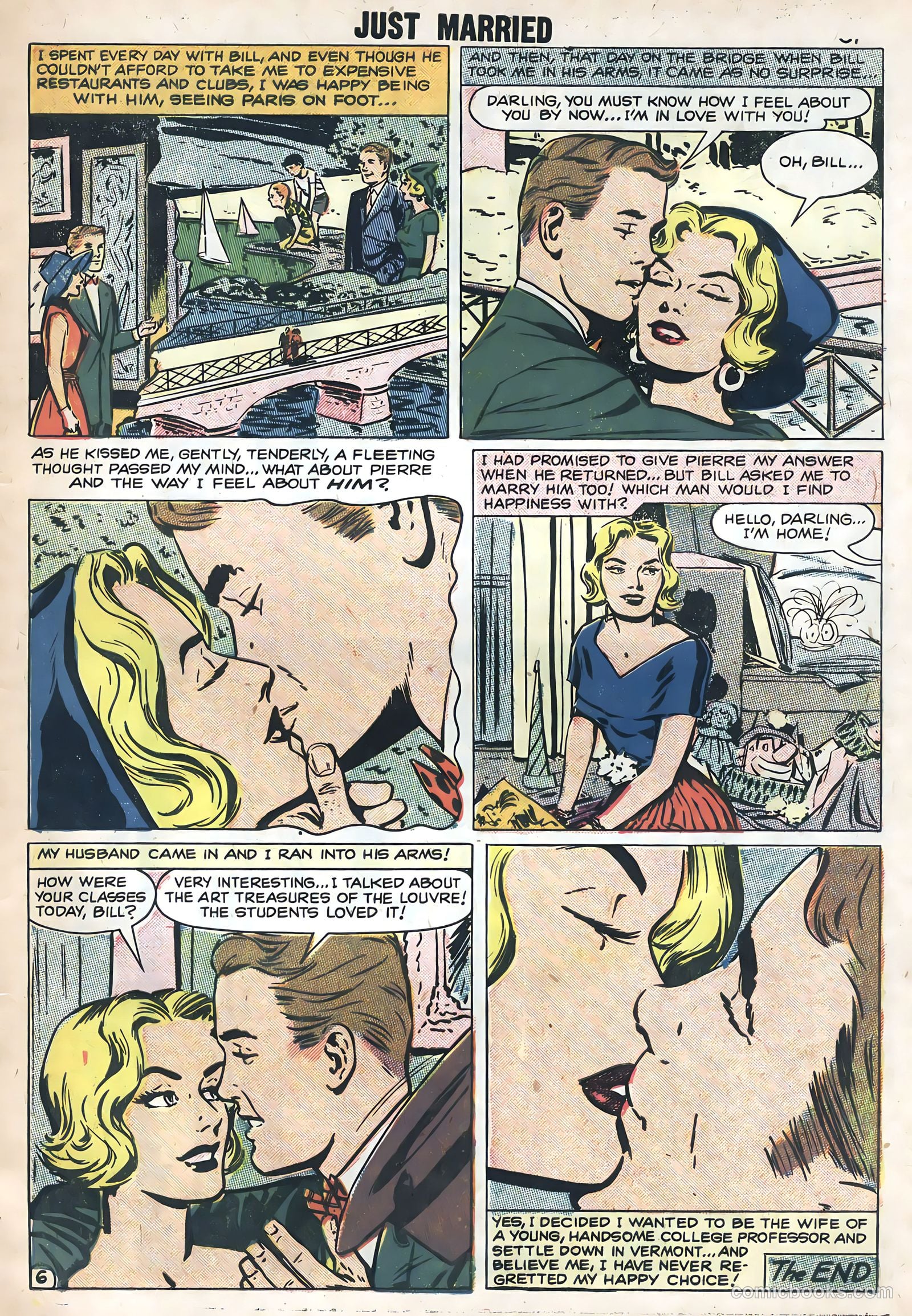 Just Married #2 (1958) — page 33 of 36