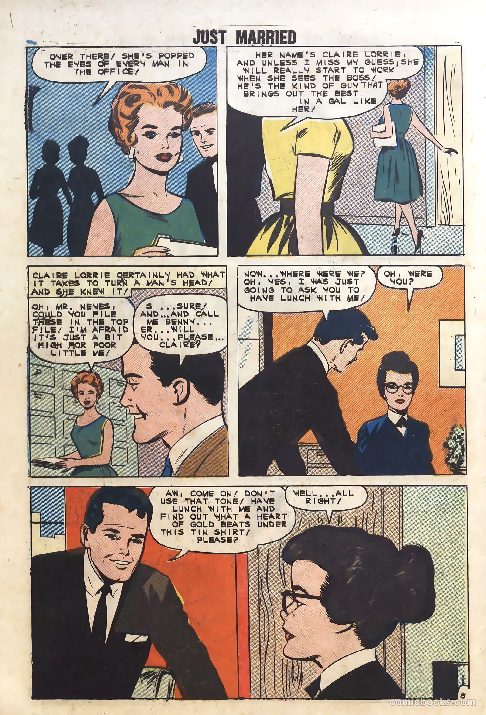 Just Married #21 (1961) — page 8 of 35