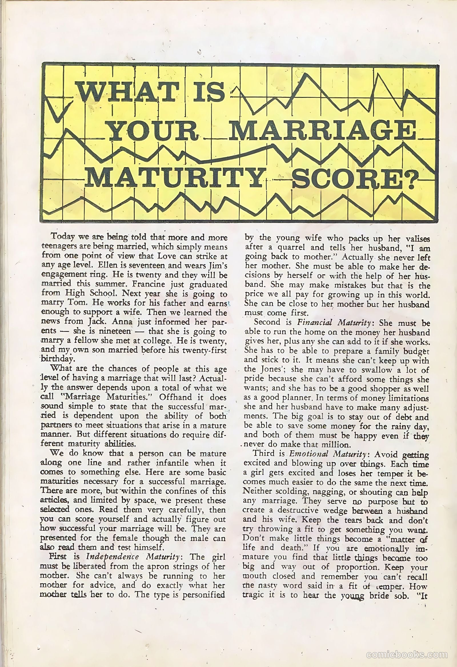 Just Married #22 (1961) — page 20 of 36