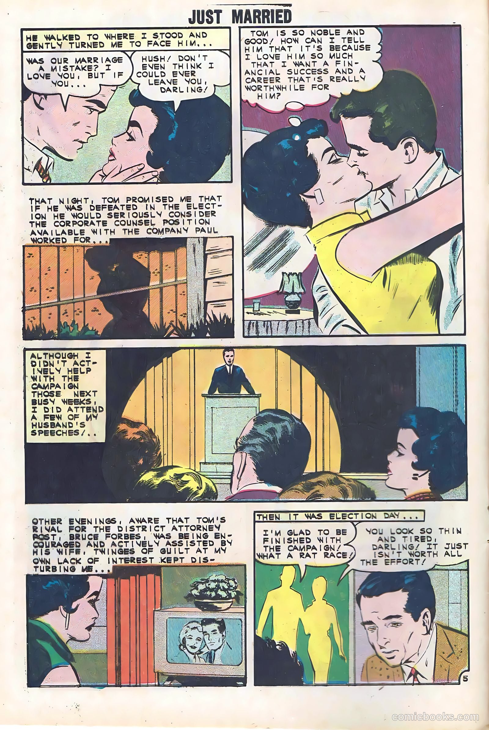 Just Married #23 (1962) — page 8 of 36