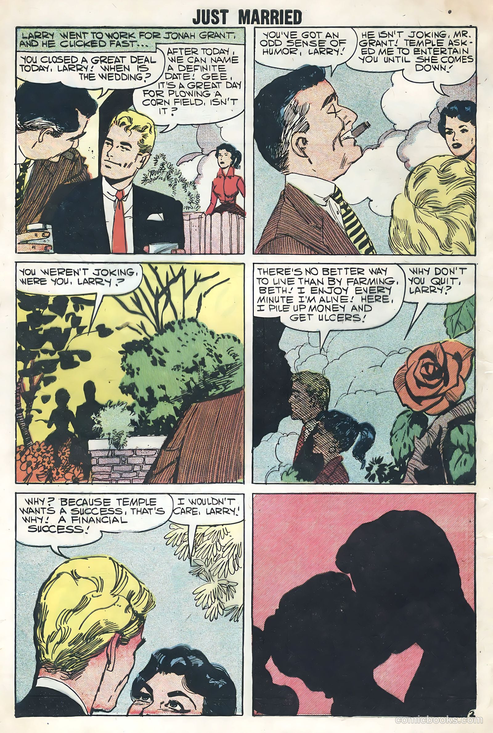 Just Married #3 (1958) — page 4 of 36
