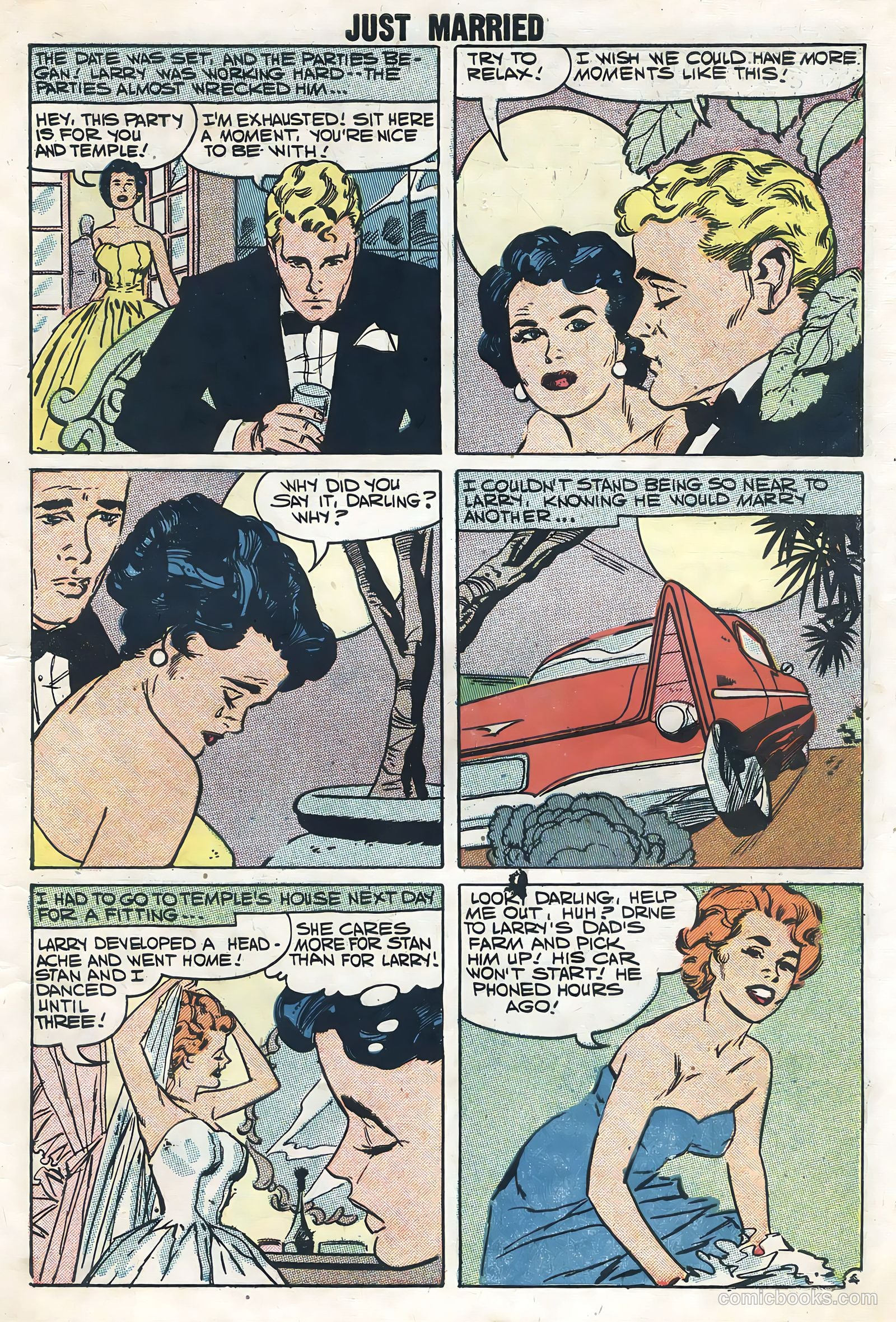 Just Married #3 (1958) — page 7 of 36