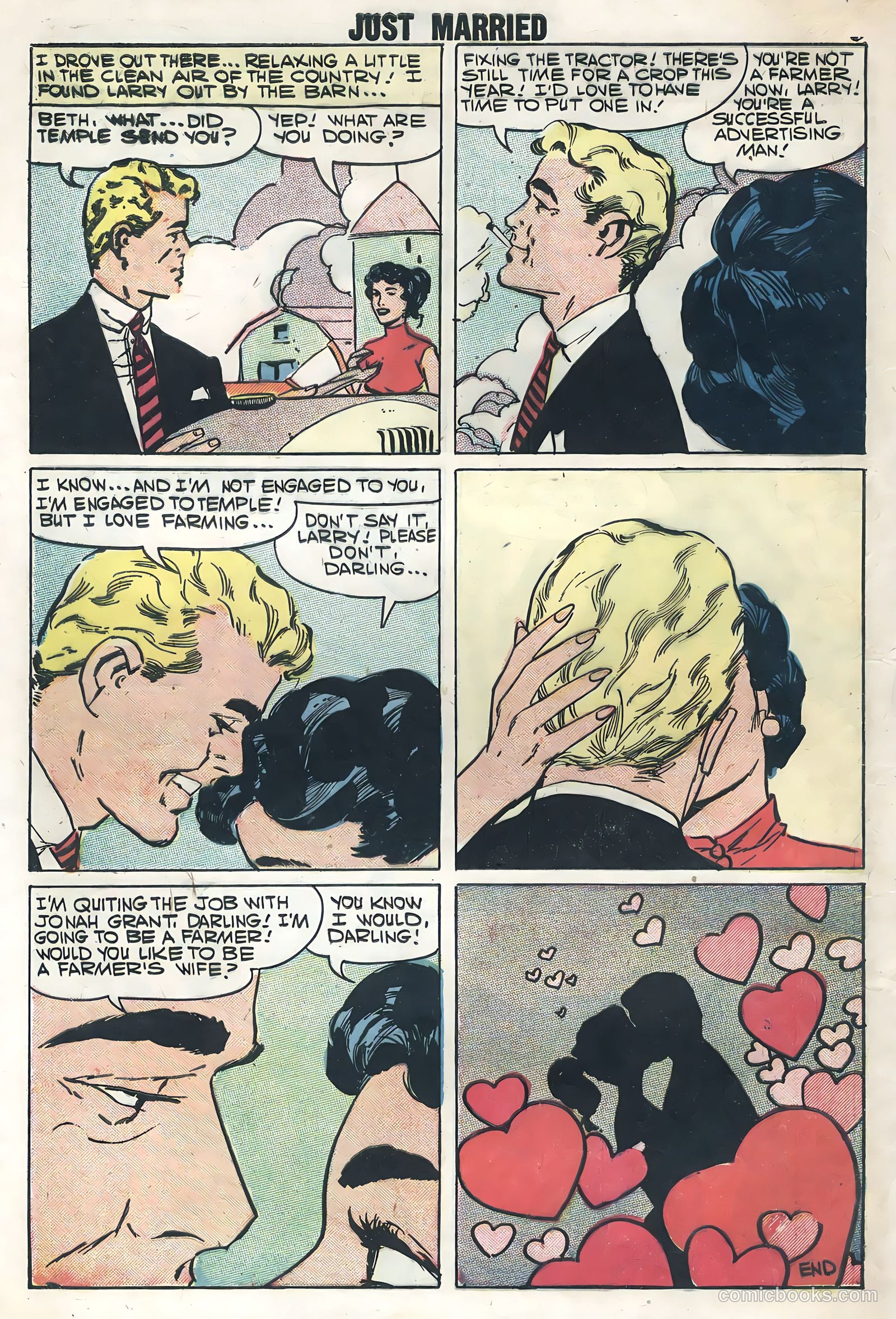 Just Married #3 (1958) — page 8 of 36
