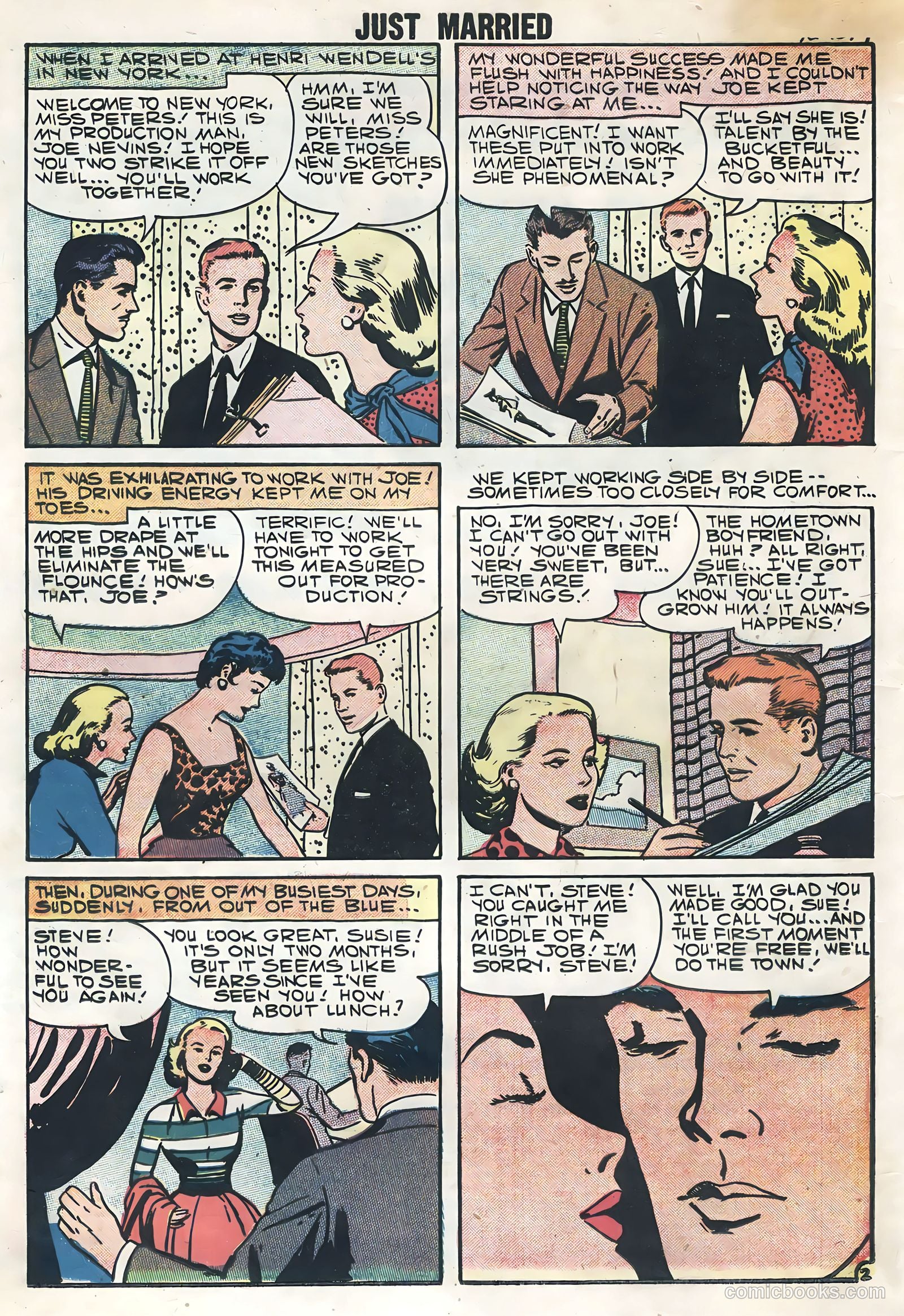 Just Married #3 (1958) — page 16 of 36