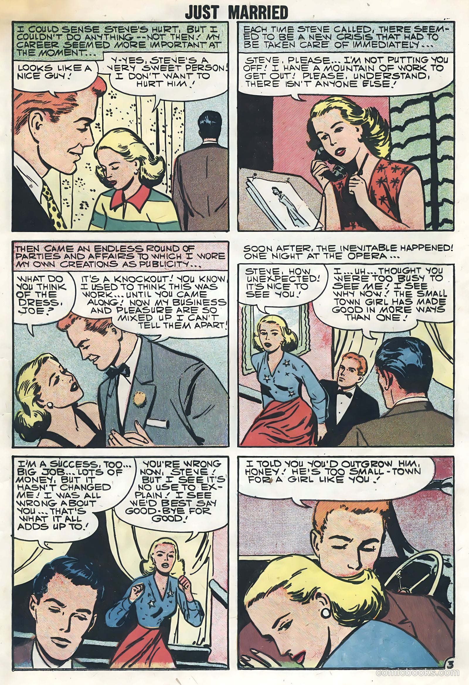 Just Married #3 (1958) — page 17 of 36