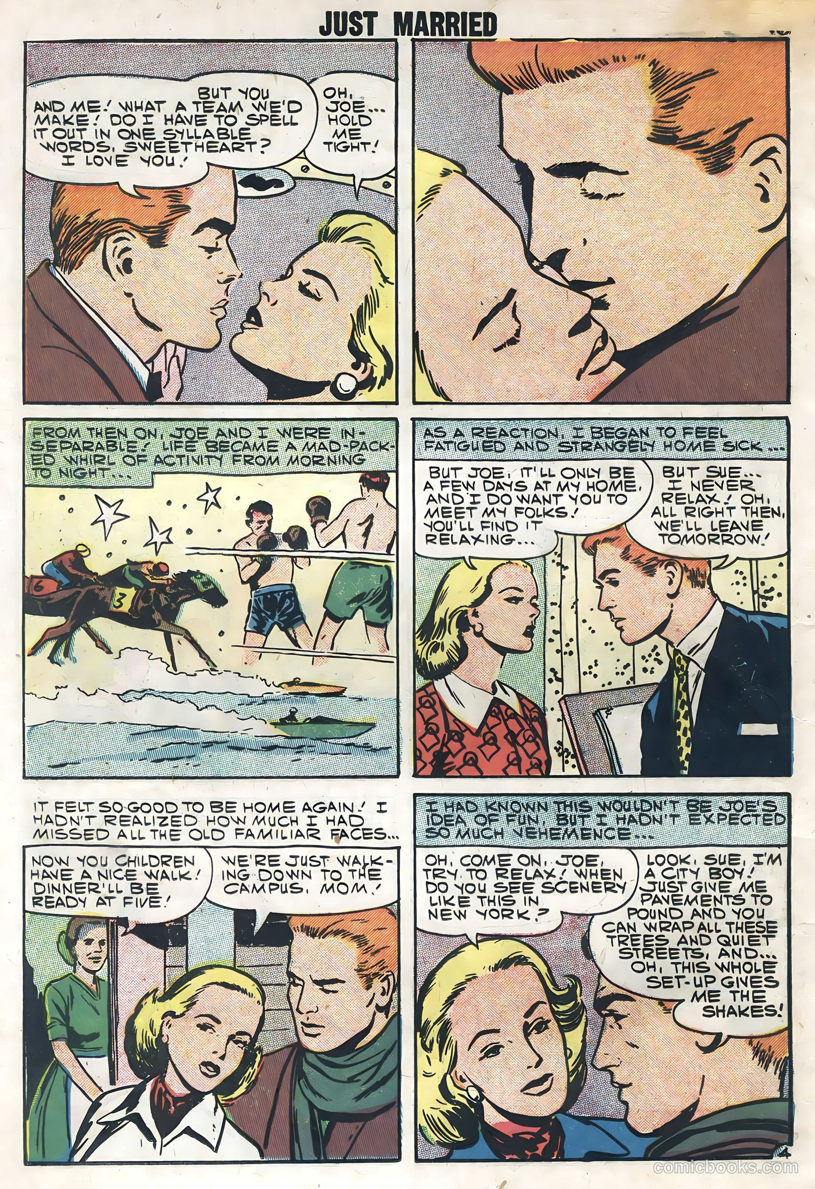 Just Married #3 (1958) — page 18 of 36