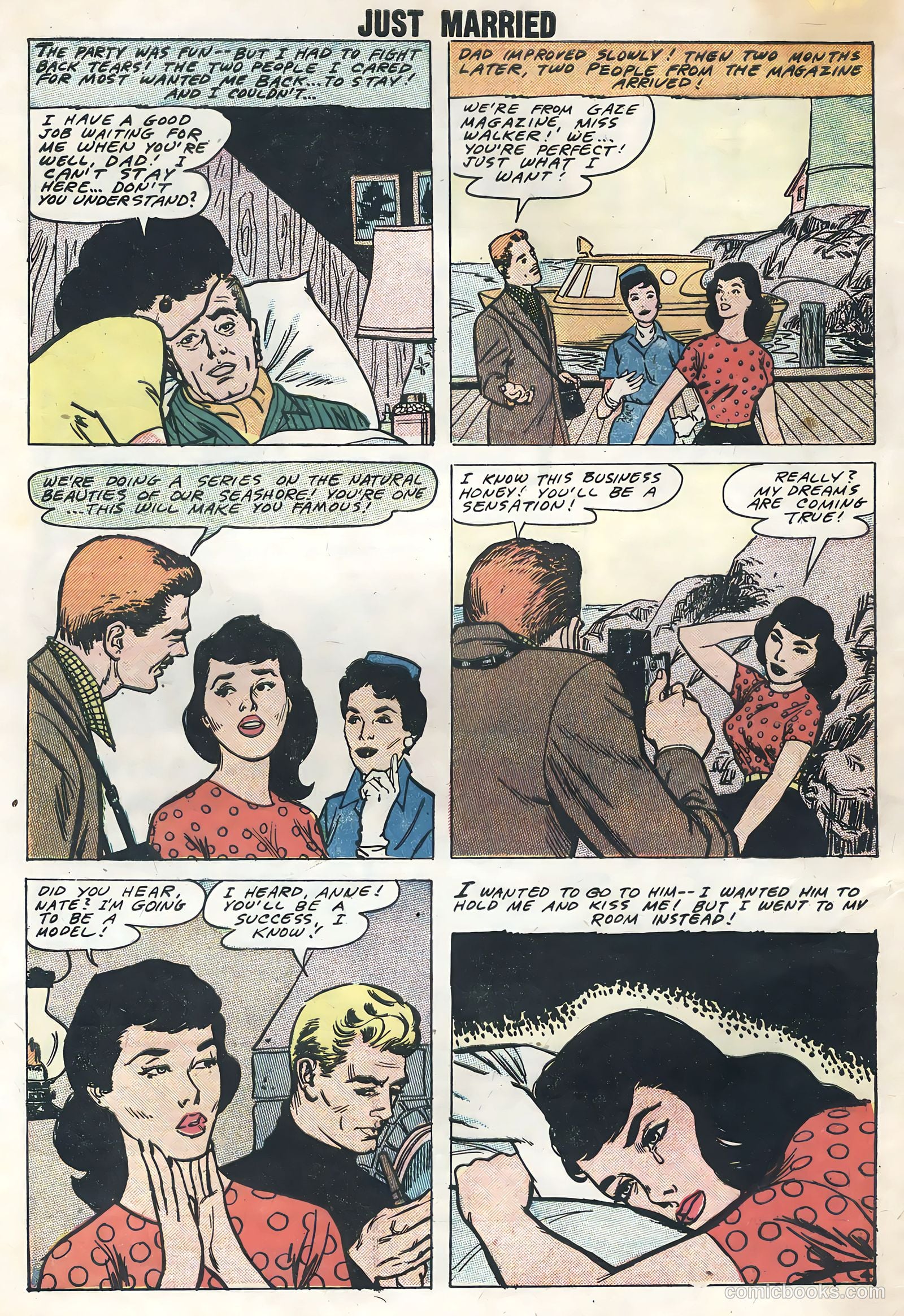 Just Married #3 (1958) — page 32 of 36