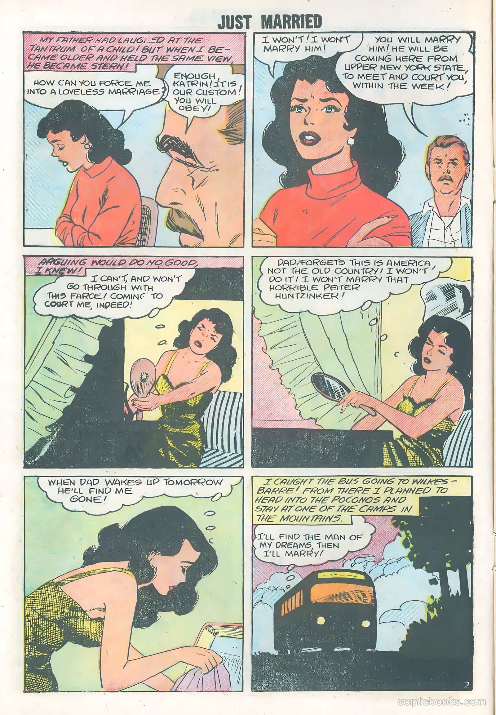 Just Married #4 (1958) — page 10 of 36