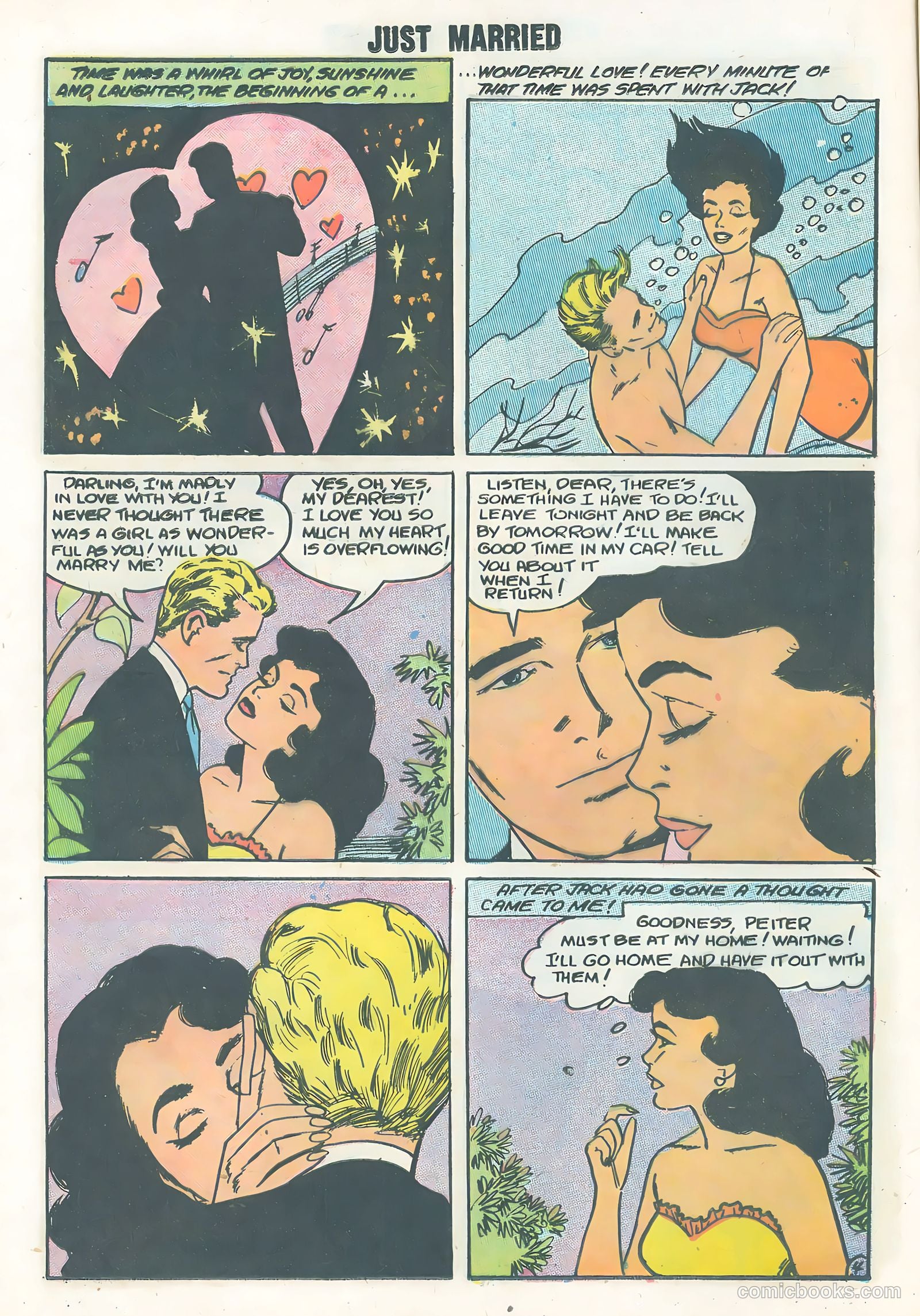 Just Married #4 (1958) — page 12 of 36