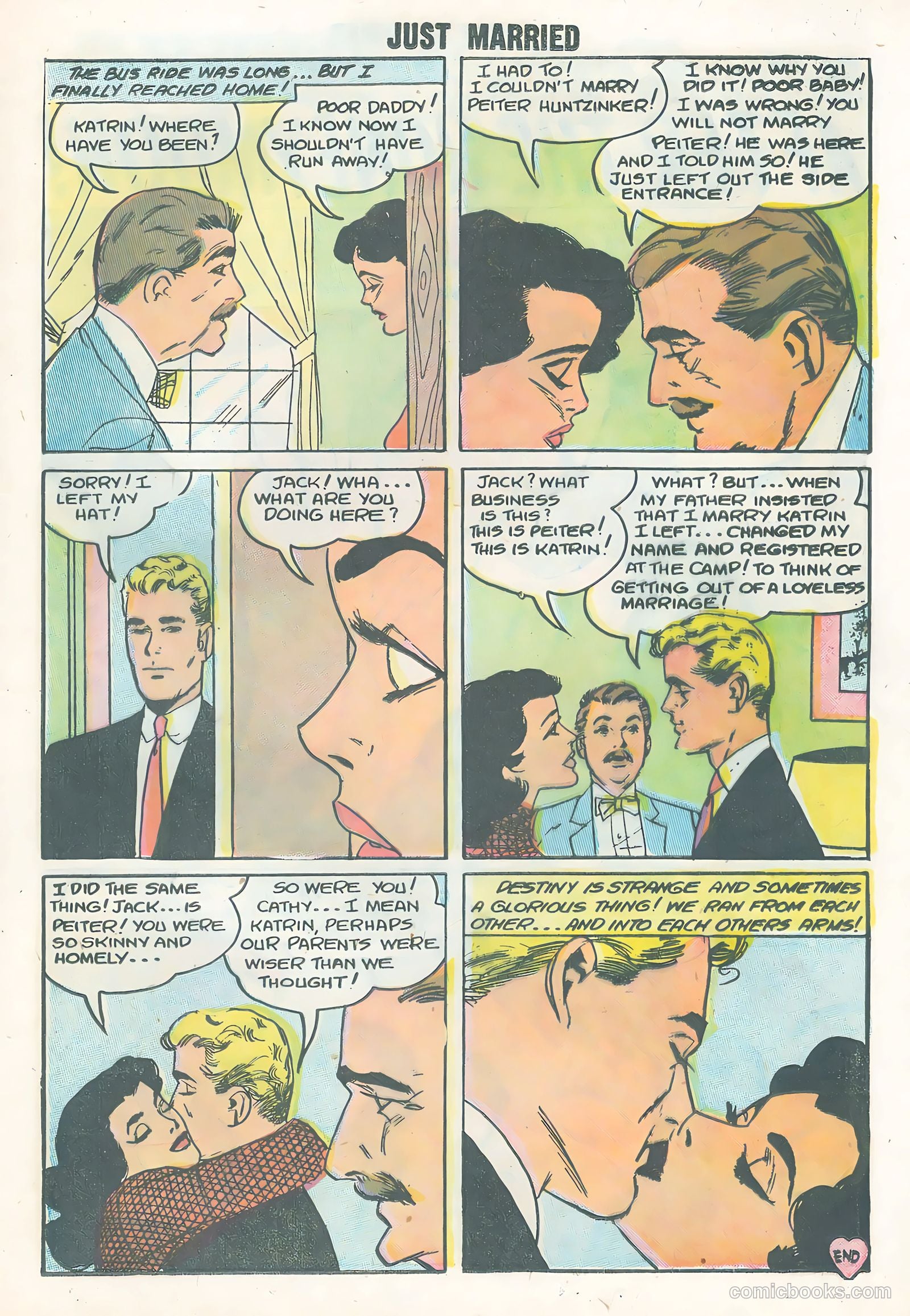 Just Married #4 (1958) — page 13 of 36
