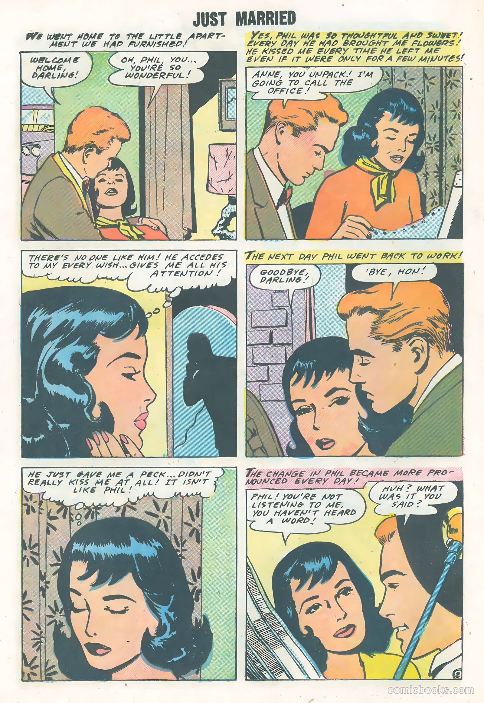 Just Married #4 (1958) — page 16 of 36