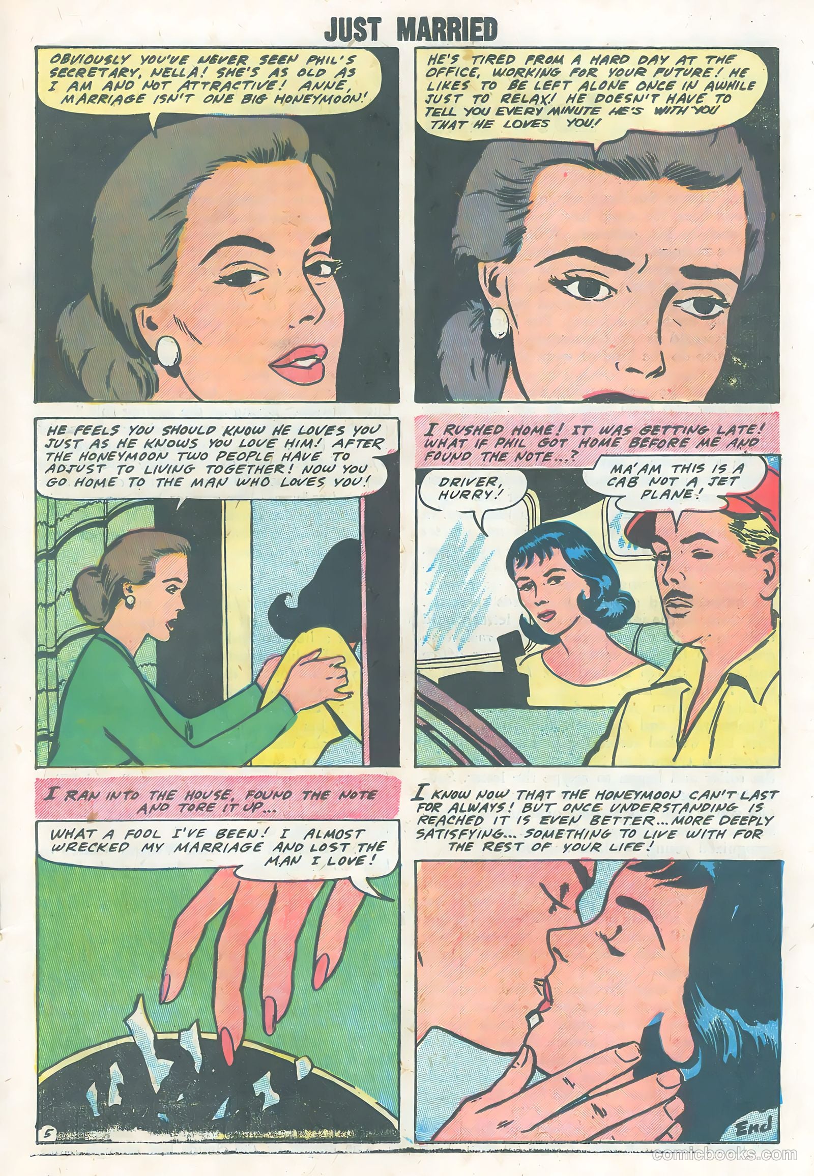 Just Married #4 (1958) — page 19 of 36