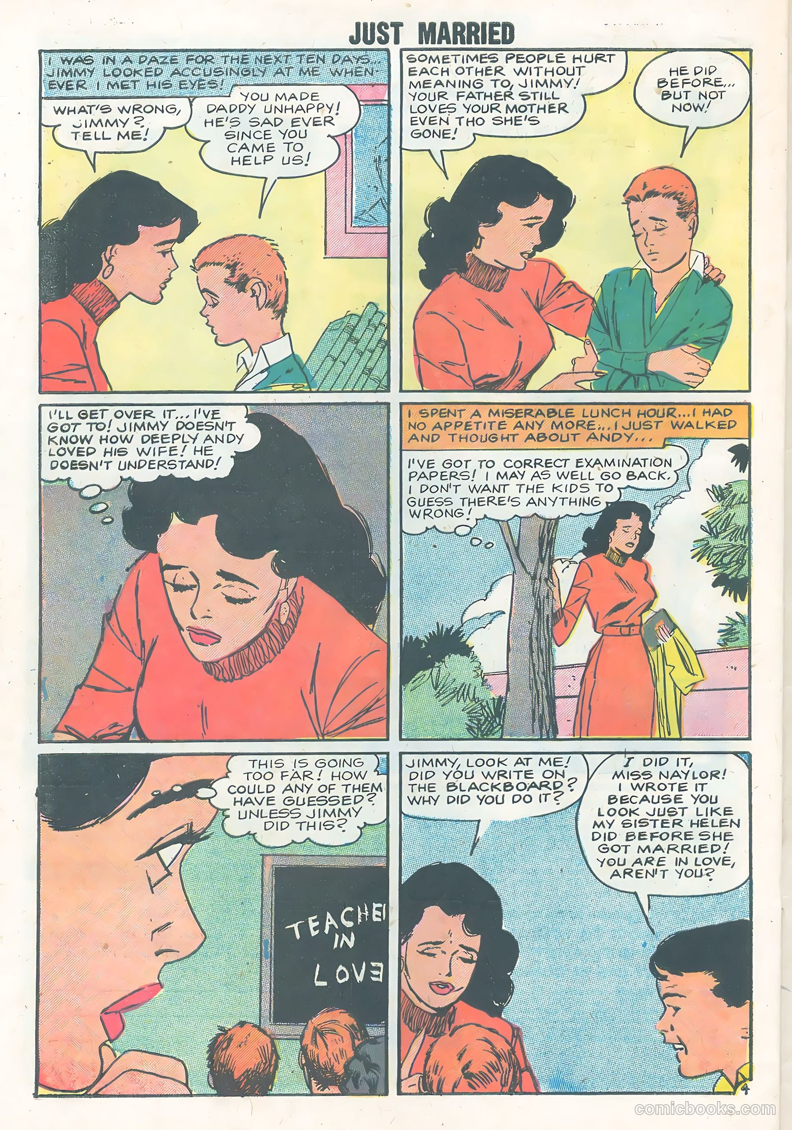 Just Married #4 (1958) — page 32 of 36