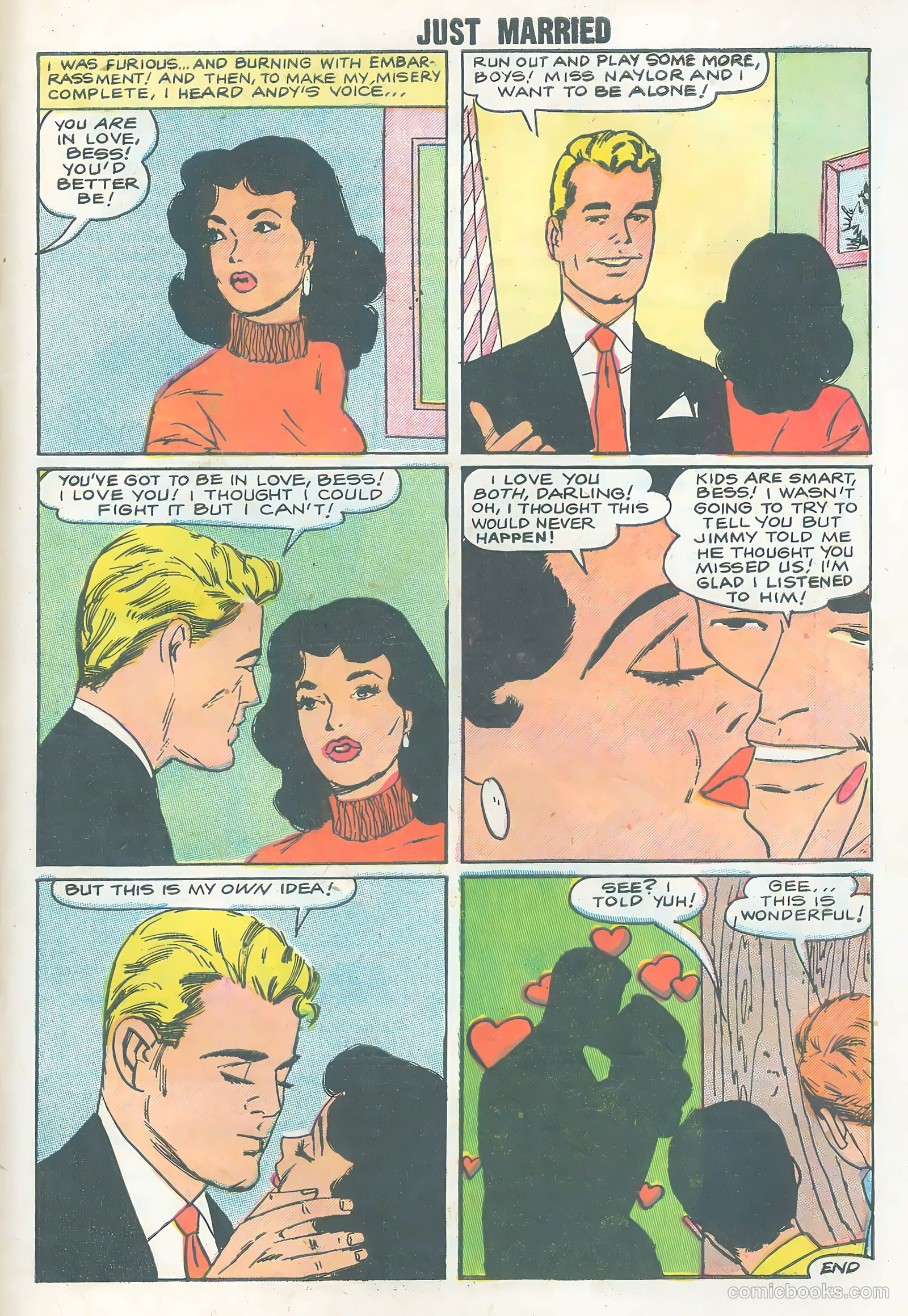 Just Married #4 (1958) — page 33 of 36