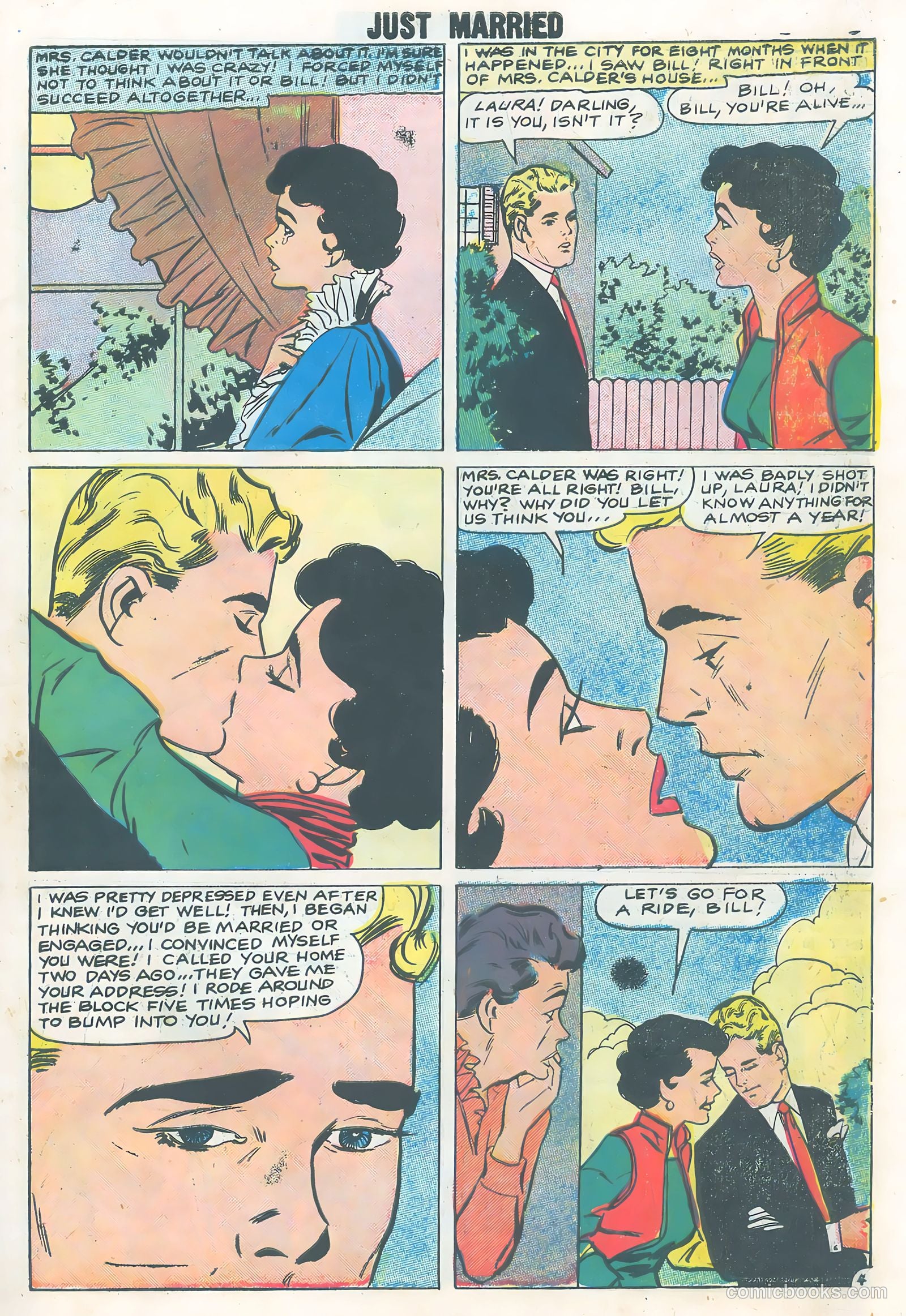 Just Married #5 (1958) — page 7 of 36