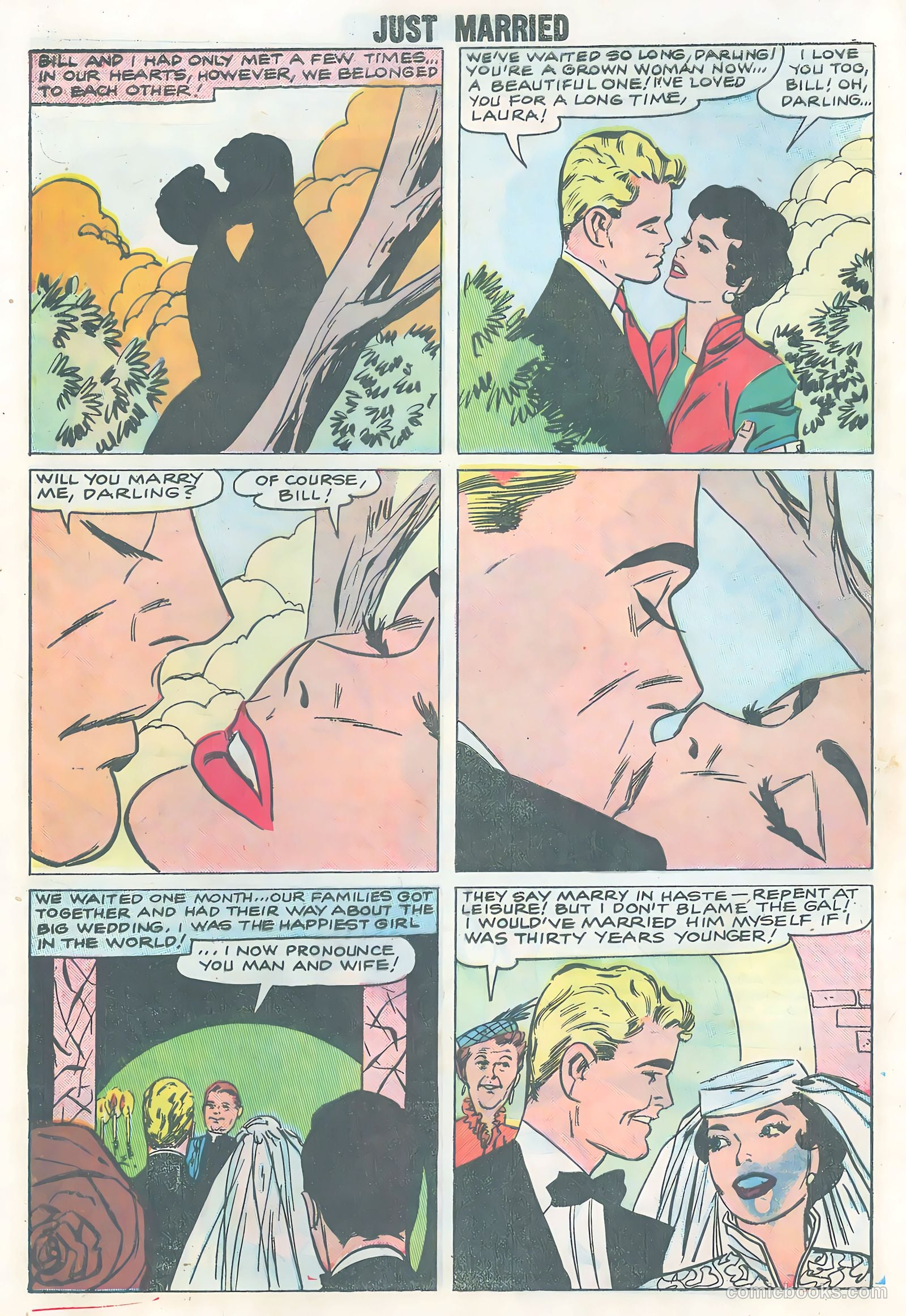 Just Married #5 (1958) — page 8 of 36