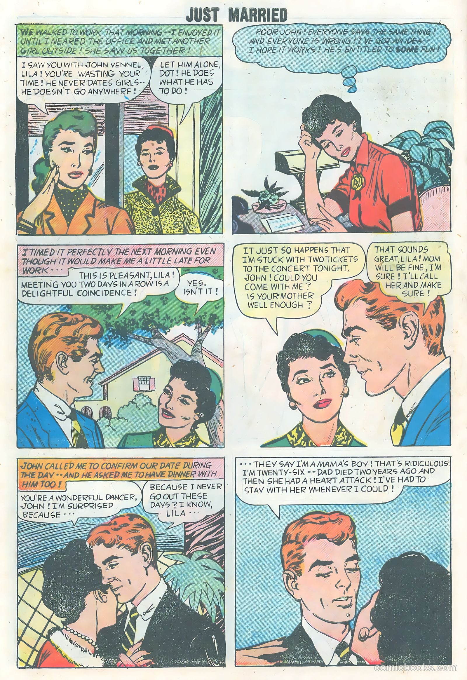Just Married #5 (1958) — page 10 of 36