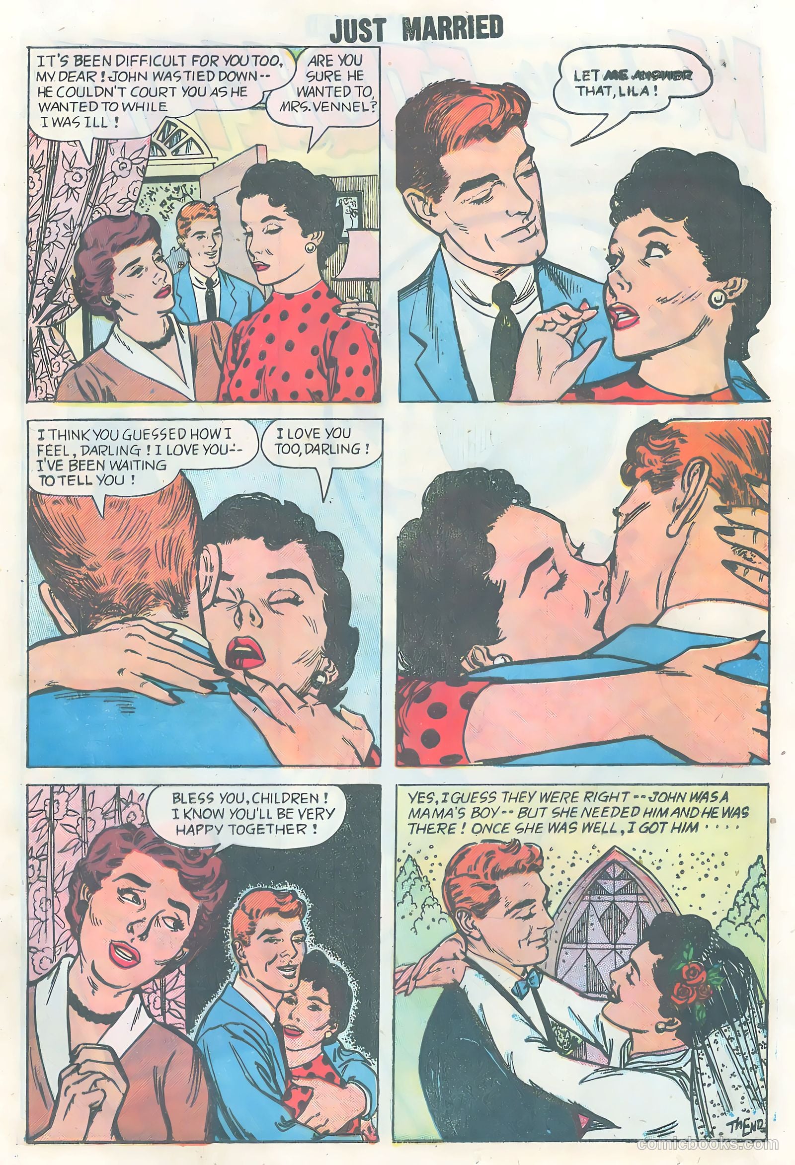 Just Married #5 (1958) — page 13 of 36