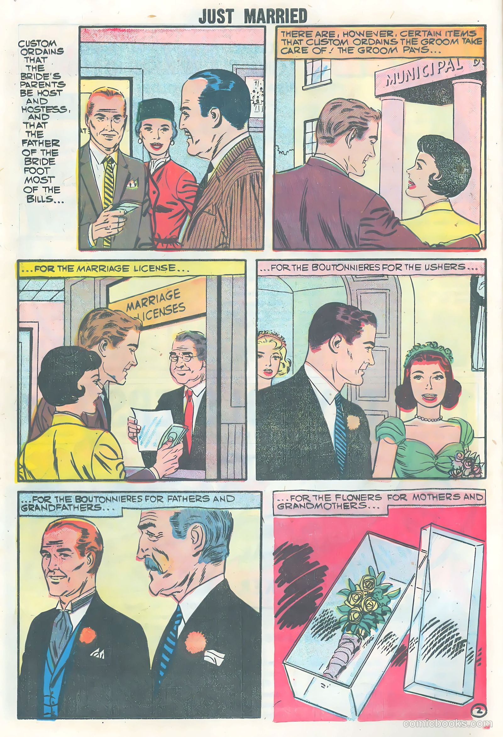 Just Married #5 (1958) — page 16 of 36