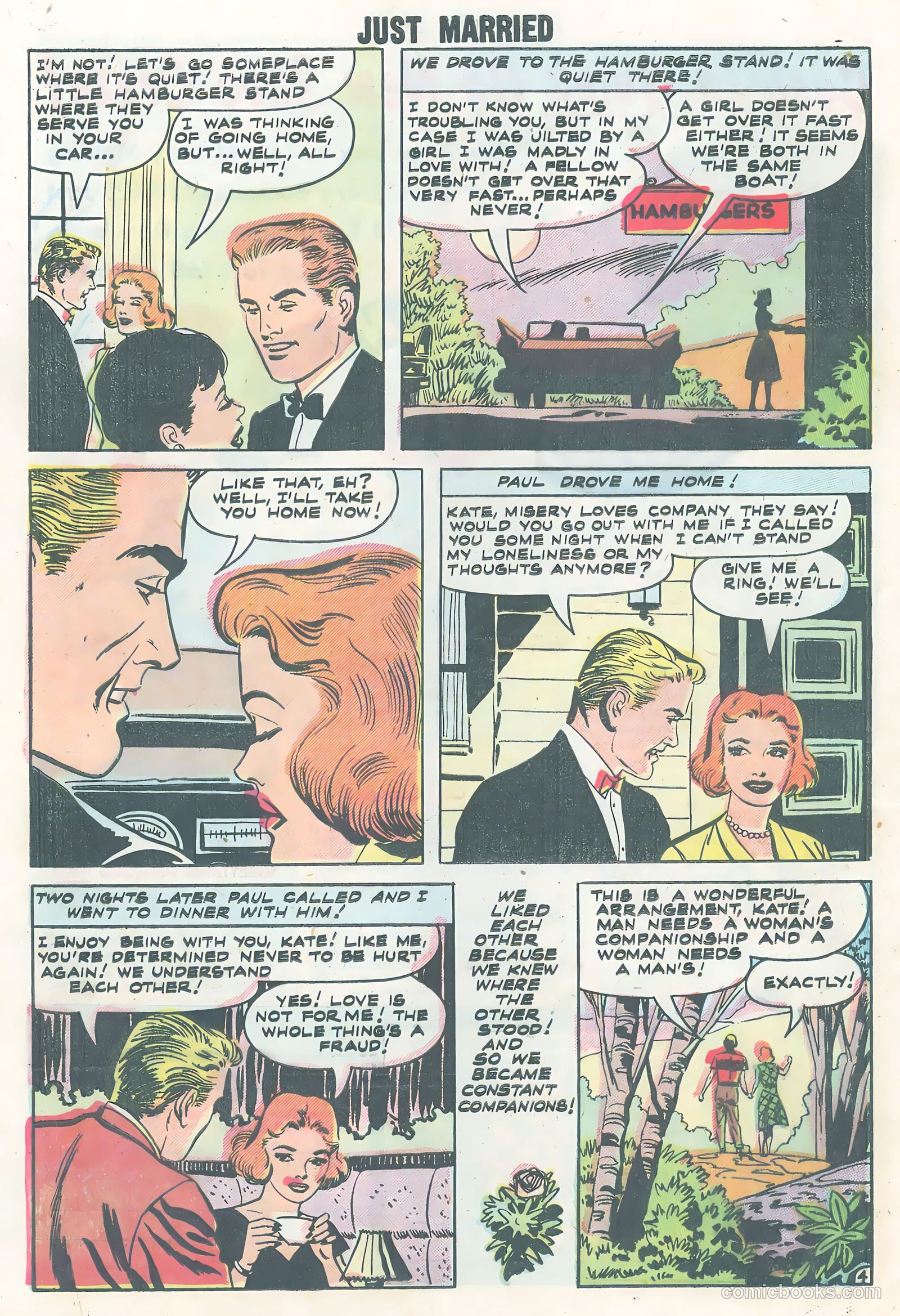 Just Married #5 (1958) — page 32 of 36