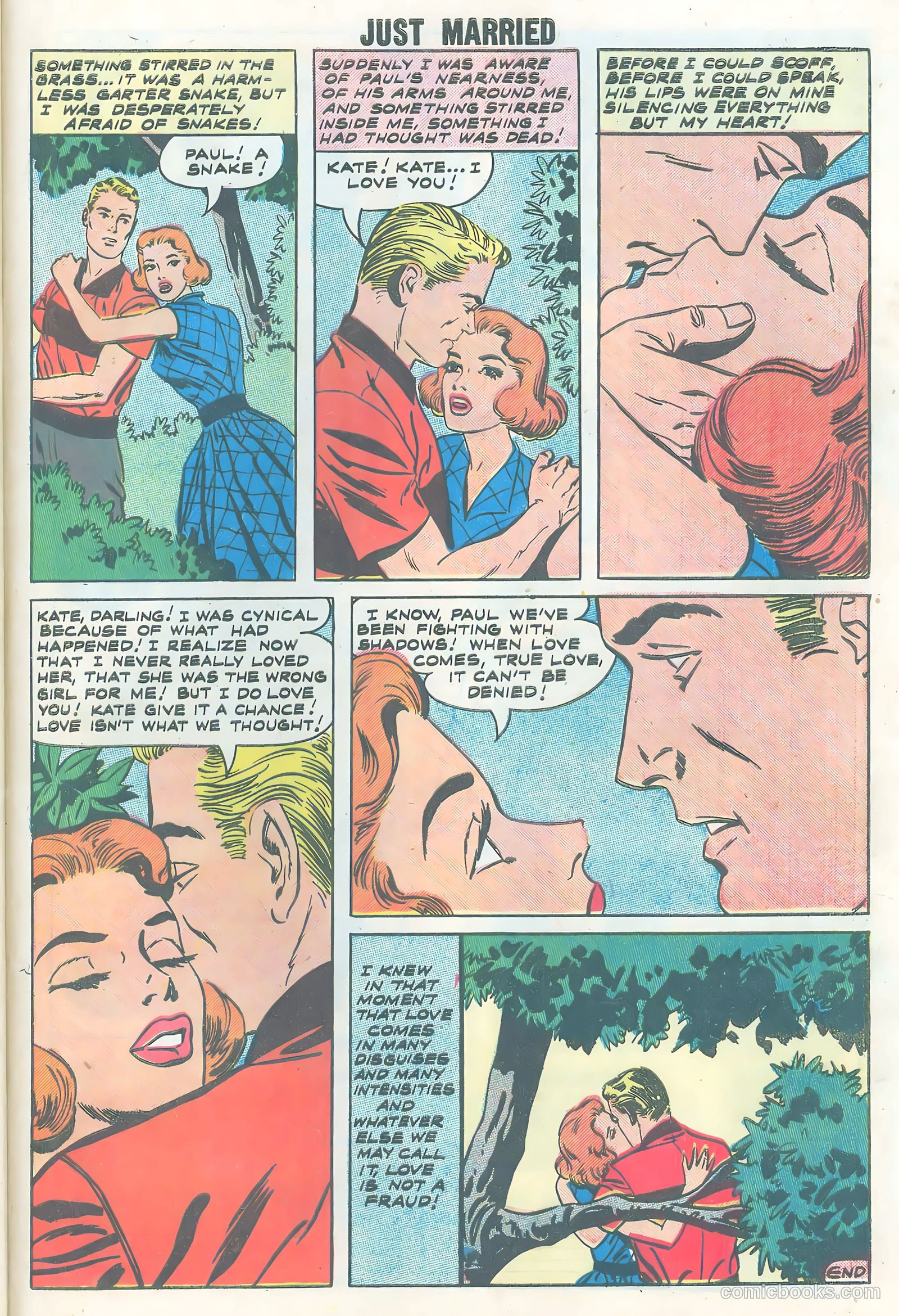 Just Married #5 (1958) — page 33 of 36