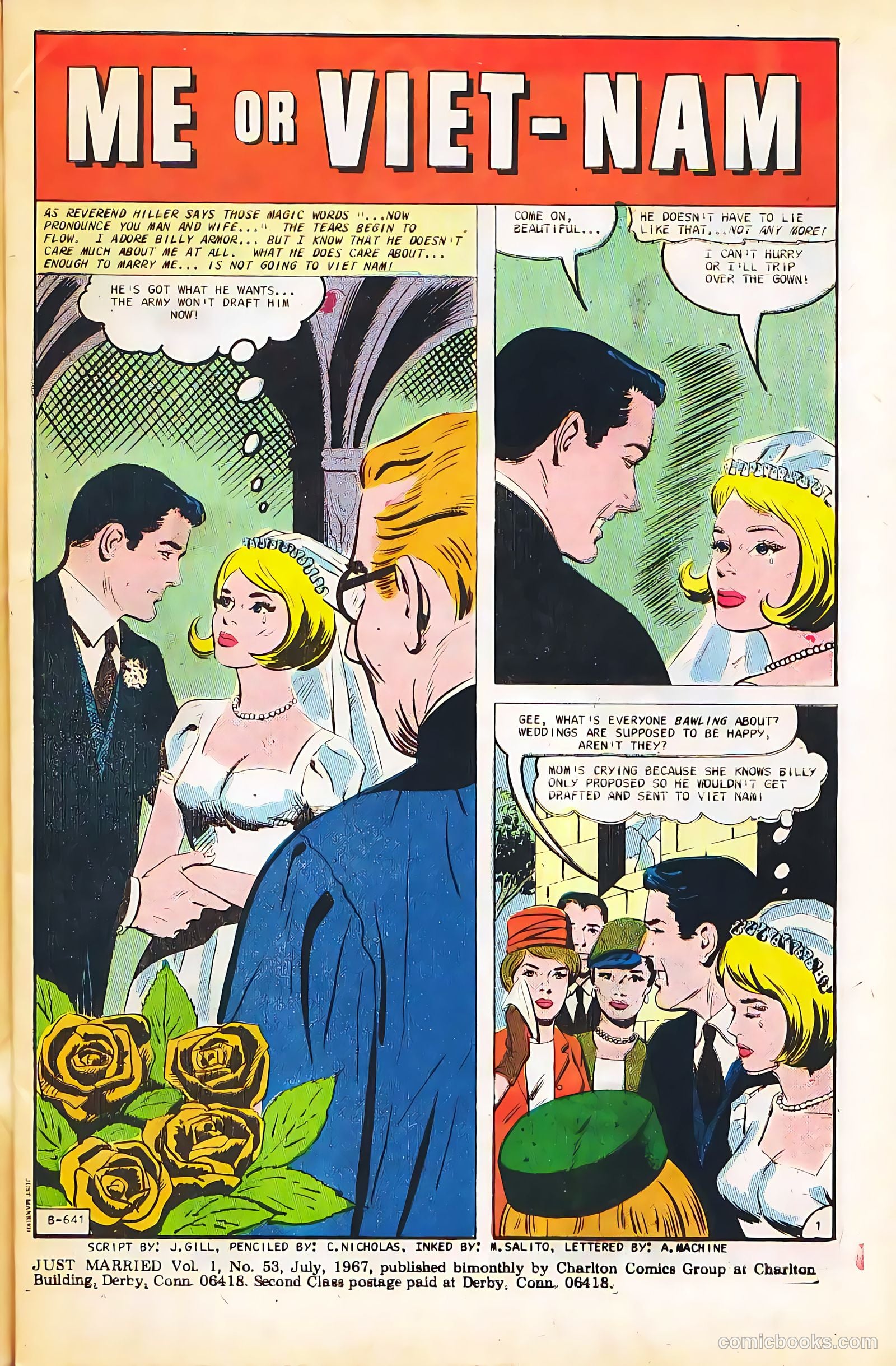Just Married #53 (1967) — page 3 of 36