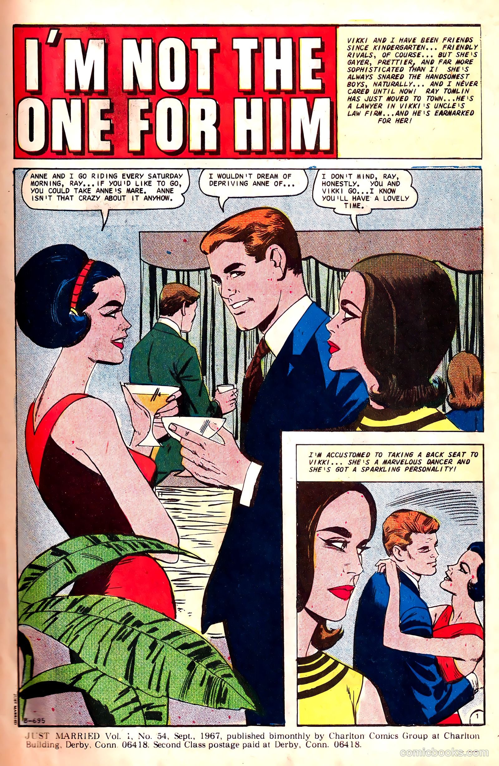 Just Married #54 (1967) — page 3 of 36