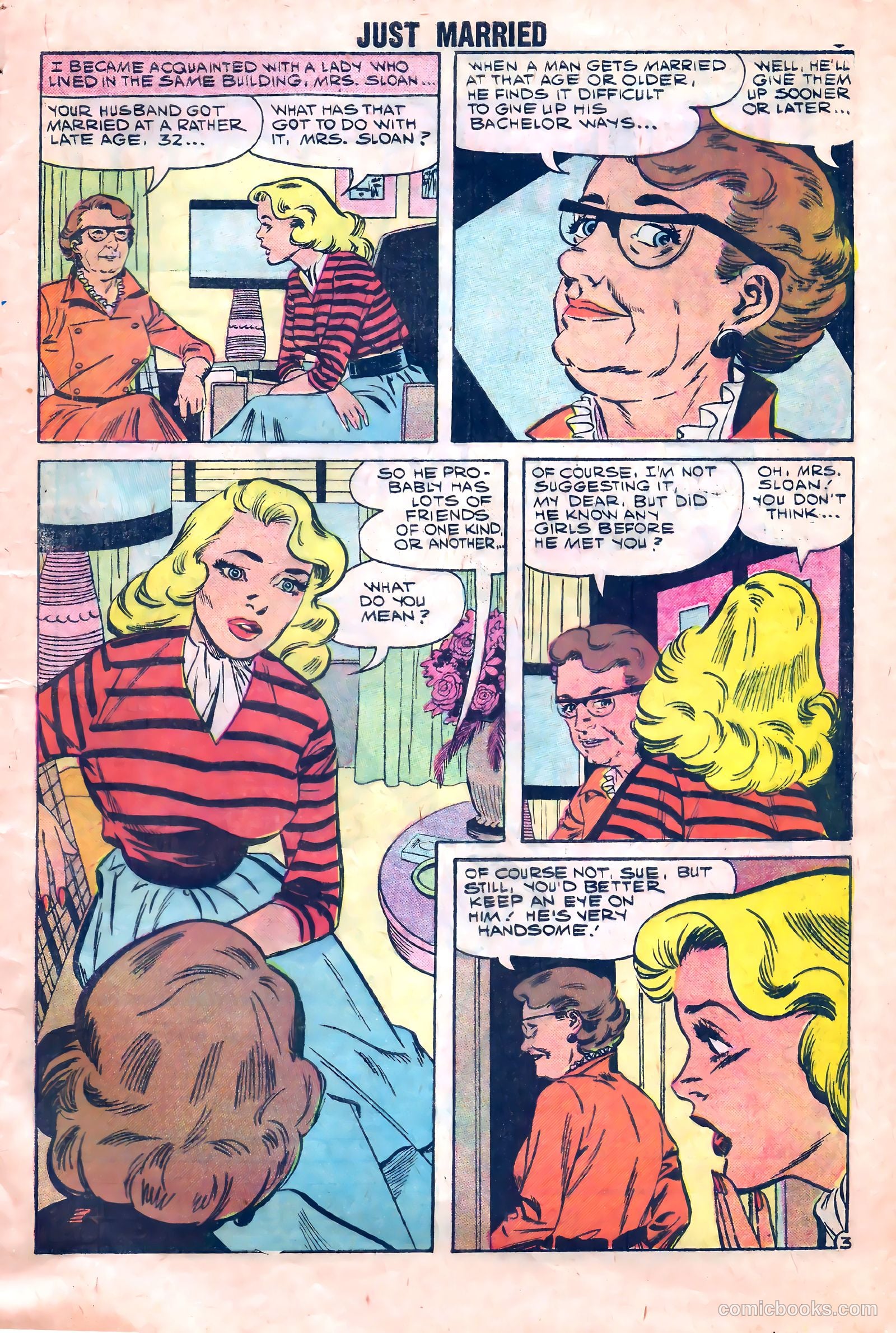 Just Married #6 (1959) — page 5 of 36