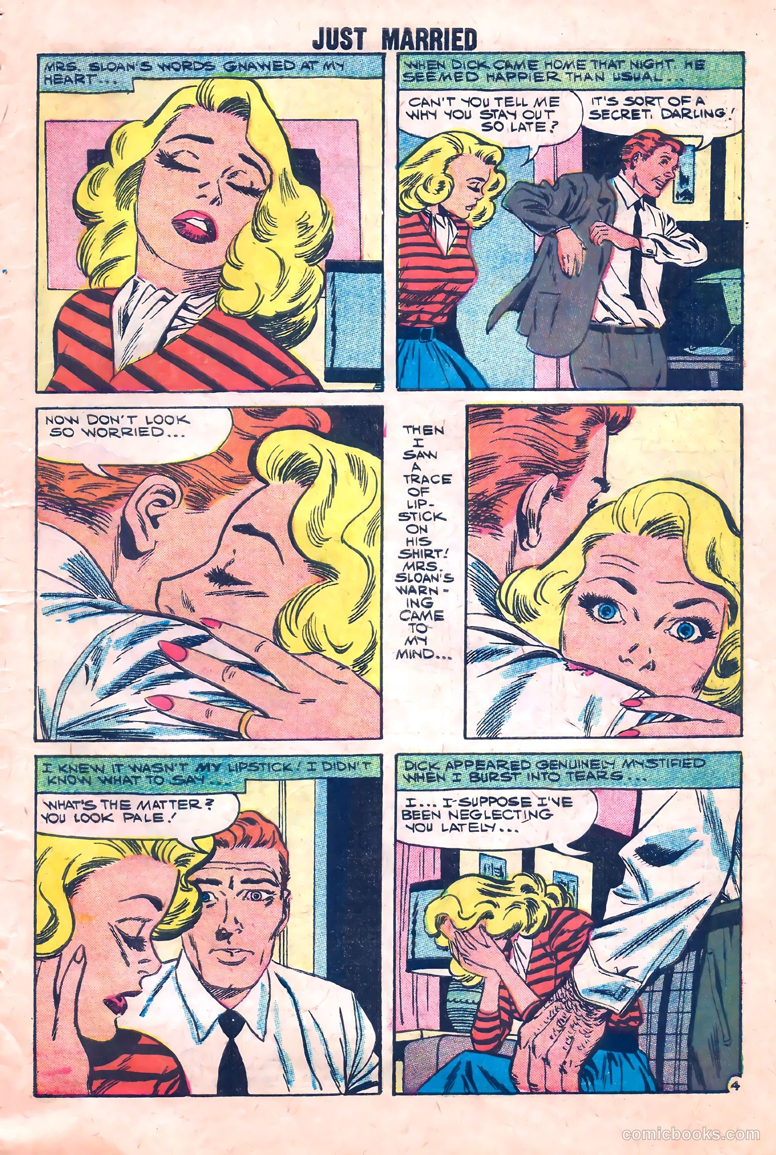 Just Married #6 (1959) — page 7 of 36