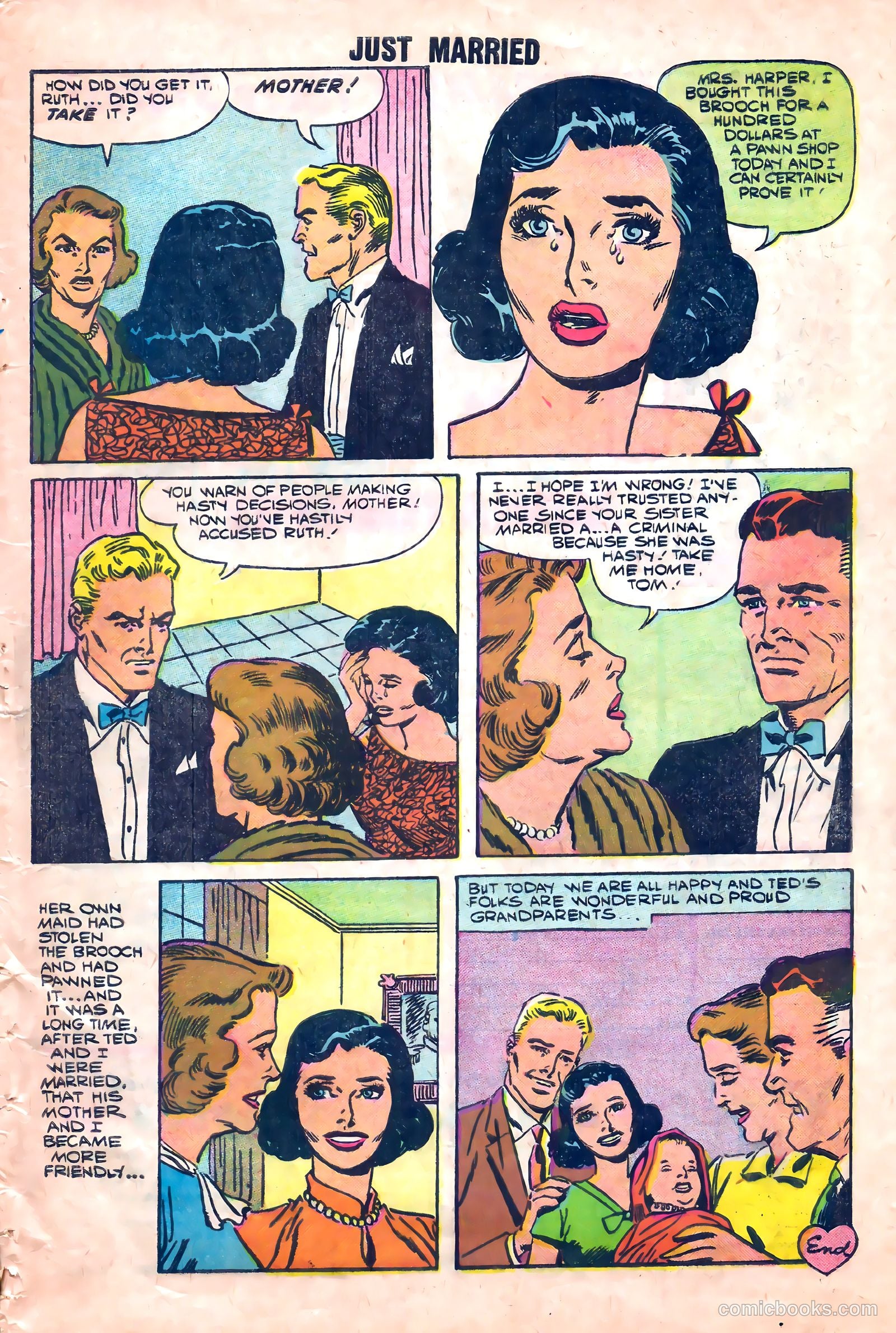 Just Married #6 (1959) — page 33 of 36