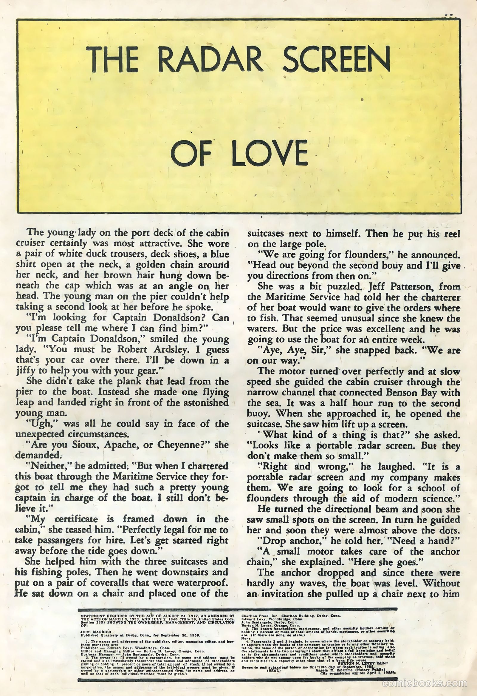 Just Married #8 (1959) — page 13 of 36