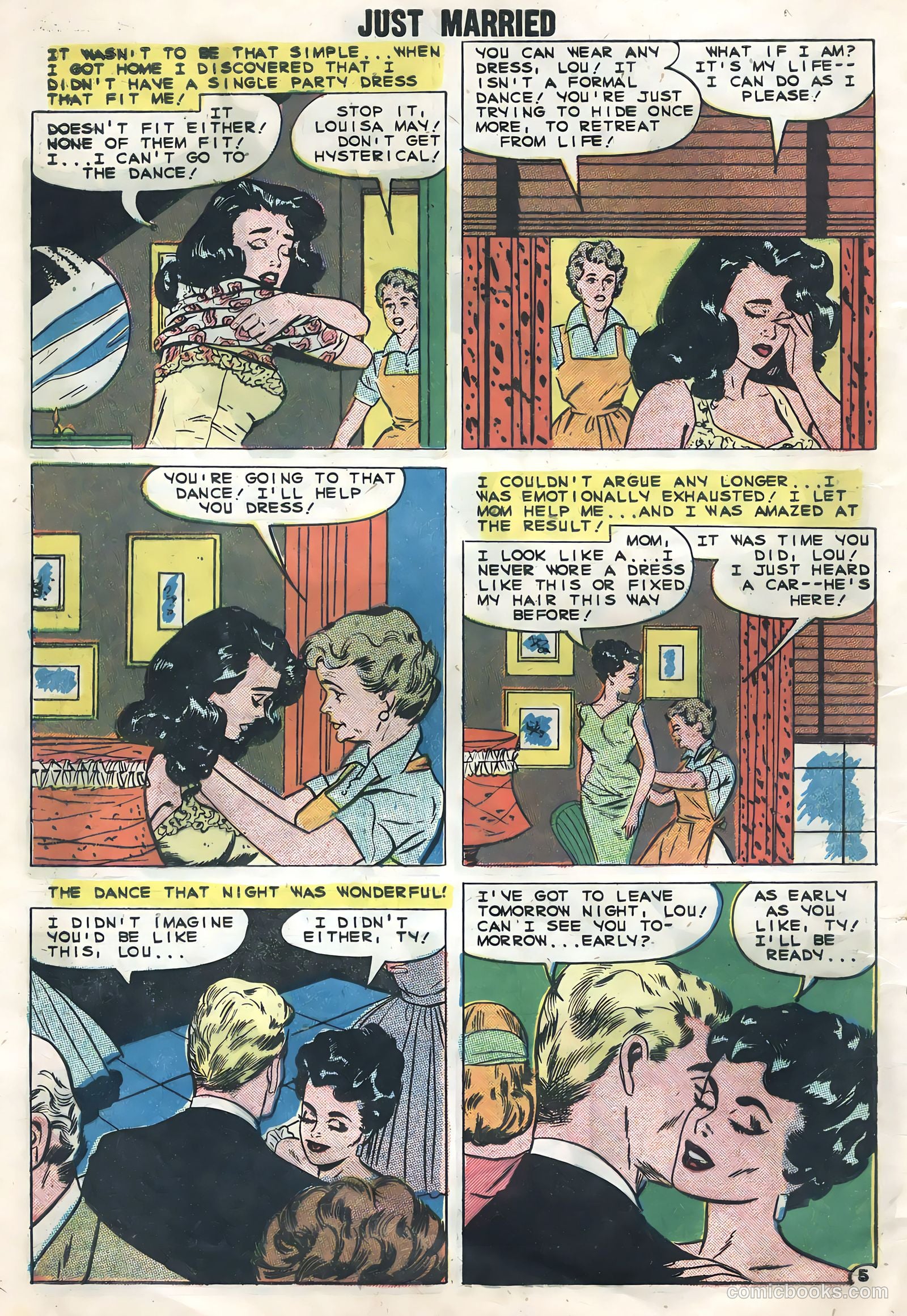 Just Married #9 (1959) — page 8 of 36
