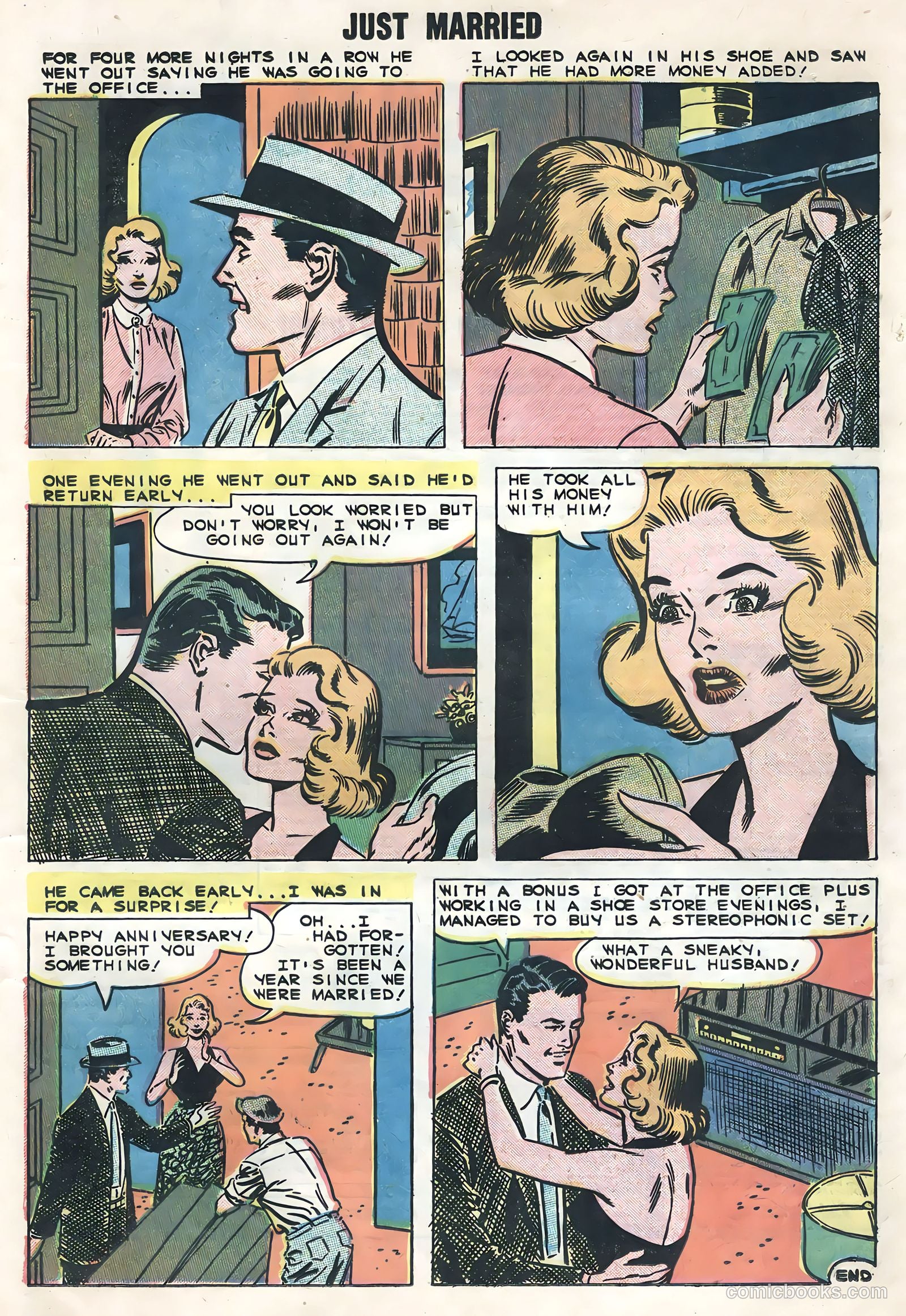Just Married #9 (1959) — page 21 of 36